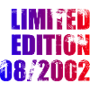 22nd Birthday Limited Edition 08/2002