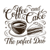 Kaffe og kage – den perfekte duo.
