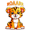 Cuddly Saber-Toothed Tiger - Laughing Face