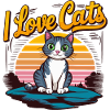 J’adore les chats