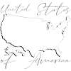 États-Unis | Carte | Script fantôme