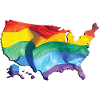 États-Unis | Drapeau réel | LGBTQIA+