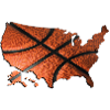 États-Unis | Vrai basket-ball | Carte