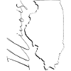 Illinois (États-Unis) | Carte | Script fantôme