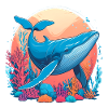 Blue Whale Drawing