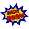 BADA BOOM Comic Speech Bubble