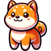 Cute kawaii Shiba Inu