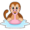 Affe Flamingo