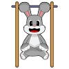 Bunny Bodybuilder Tractions Musculation