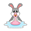 Rabbit Flamingo