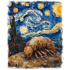 Isopodes Nuit étoilée Peinture