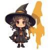 Witch Birthday Costume – Four Years