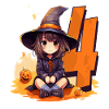 Witch Birthday Costume – Four Years