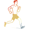 Retro Jogger Sketch