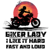 Biker Lady Moto Ragazza più venduta Fraau Girl