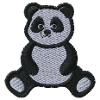 Panda embroidered