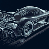 Blueprint Racing Car Vision