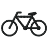 Vélo brodé