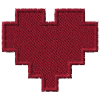 Coeur brodé