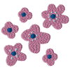 Broderte blomster