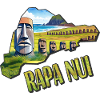Carte à l’aquarelle Rapa Nui