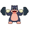 Mole Bodybuilder Dumbbell Bodybuilding