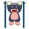 Mole Bodybuilder Pull-ups Bodybuilding