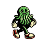 Happy Cthulhu Mascot Funny Monster