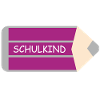 Écolier - Stylo Violet Gris - Personnalisable