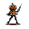 Funny pumpkin nurse geriatric nurse