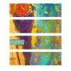 Vibrant Abstract Floral Composition