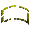 Frame Squares Graduated Green Gradient