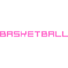 Texte néon de basket