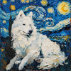 Samojed, samojed, hund, gave, hundeelsker