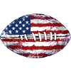 American Football United States Flag