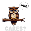 gernevte Eule #whocares