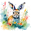 Bunny coloured