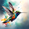 Kolibri farbig