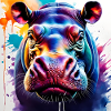 Hippo coloured