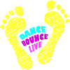 Dance Bounce Live barefoot NEON yellow
