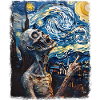 Zombie Starry Night Painting