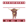 Highland Cattle Ugly Christmas