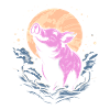 Pig Pig Farmer Moon Howling