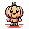 Kawaii Pumpkin Cute Halloween Pumpkin