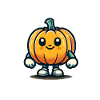 Kawaii Pumpkin Cute Halloween Pumpkin