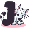 Lettre Chat J
