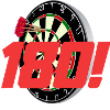 180! Dartspiller Sjov Dart Ordsprog
