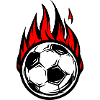 Football burns fire