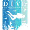 Scuba Diver Periodensystem Elemente Retro