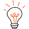 Light bulb - 2 colours